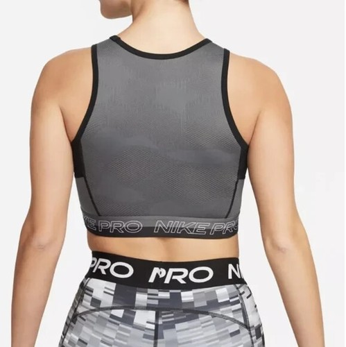 Nike Pro Dri-FIT Femme Cropped Tank Tank Top NWT XXL - Picture 2 of 6