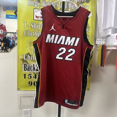 ウェア Nike NBA Miami Heat Butler 22 Jersey Nike Authentic NBA Swingman #22 Jimmy Butler Miami Heat Jersey Men