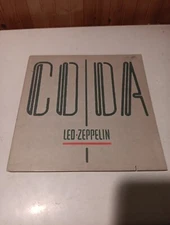 Vintage LED ZEPPELIN Coda SWAN SONG 1982 LP  VINYL Record With Original Sleeve.