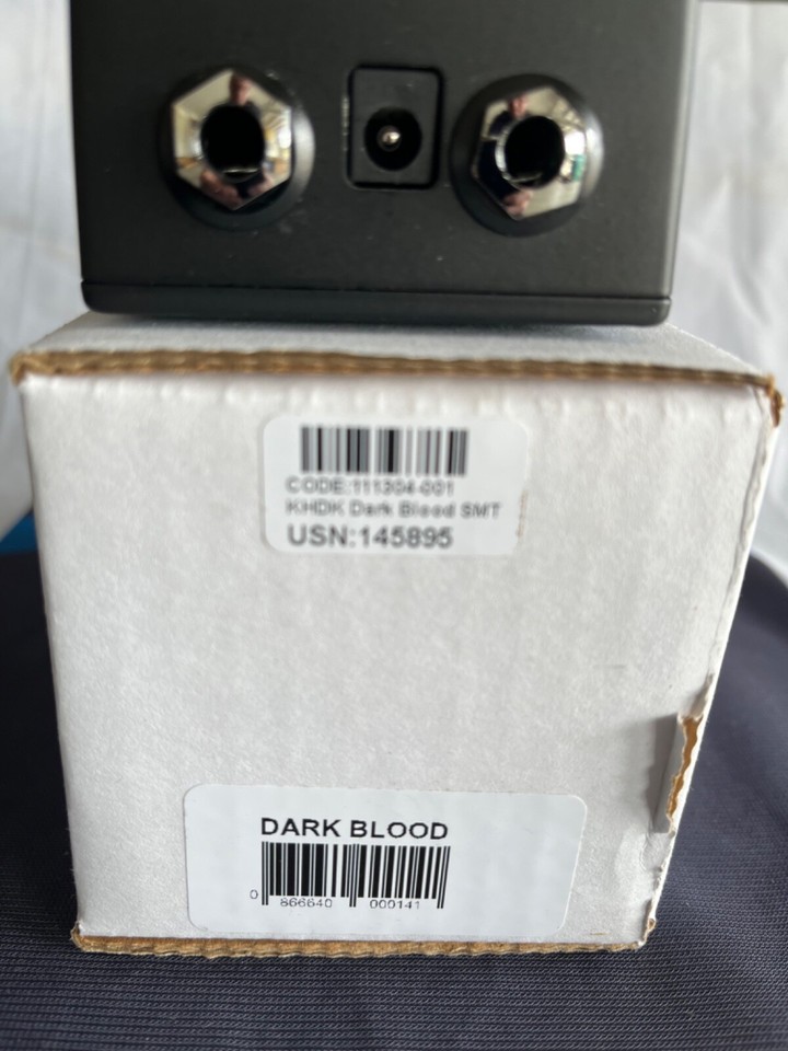 KHDK DB Dark Blood Kirk Hammett Signature Distortion Pedal eBay