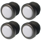 4x PTFE Teflongleiter fußstopfen lamellenstopfen rundstopfen stopfen rundrohre 