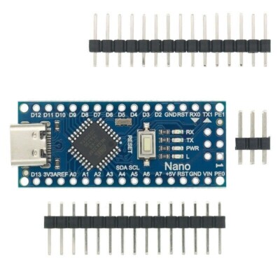 Nano ATmega328p Board CH340 USB Chip Arduino Kompatibel USB Typ C Development