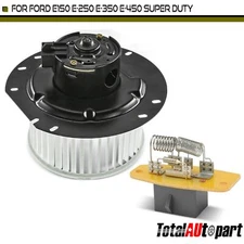 HVAC Blower Motor & Resistor Kit for Ford E150 E-250 E-350 E-450 Super Duty Rear
