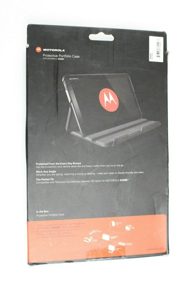 Funda Protectora Portafolio Original Motorola para Motorola XOOM 89448N Negra Foto 2 de 4