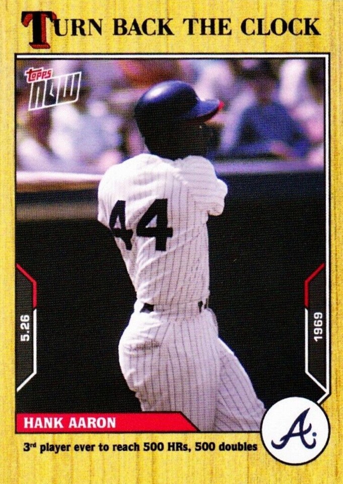 2021 Topps Now Turn Back the Clock - Hank Aaron #56 - 1 of 1
