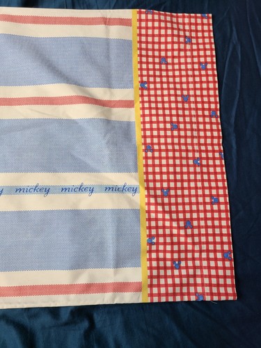 Vintage Disney Mickey Mouse Standard Pillow Case America Flag - Picture 8 of 9