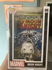 Figura Vinilo Exclusiva Caballero Luna Fundas Cómic Marvel Funko Pop G4 08