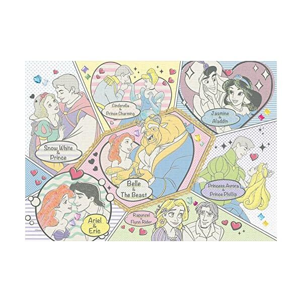 EPOCH 500-piece Jigsaw Puzzle Disney Best Couples [Puzzle Decoration] (38x53