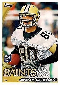 2010 Topps #265 Jimmy Graham SAINTS RC