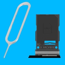High Grade SIM Memory Card Tray Holder SIM Pin f Samsung Galaxy S24 SM-S926U