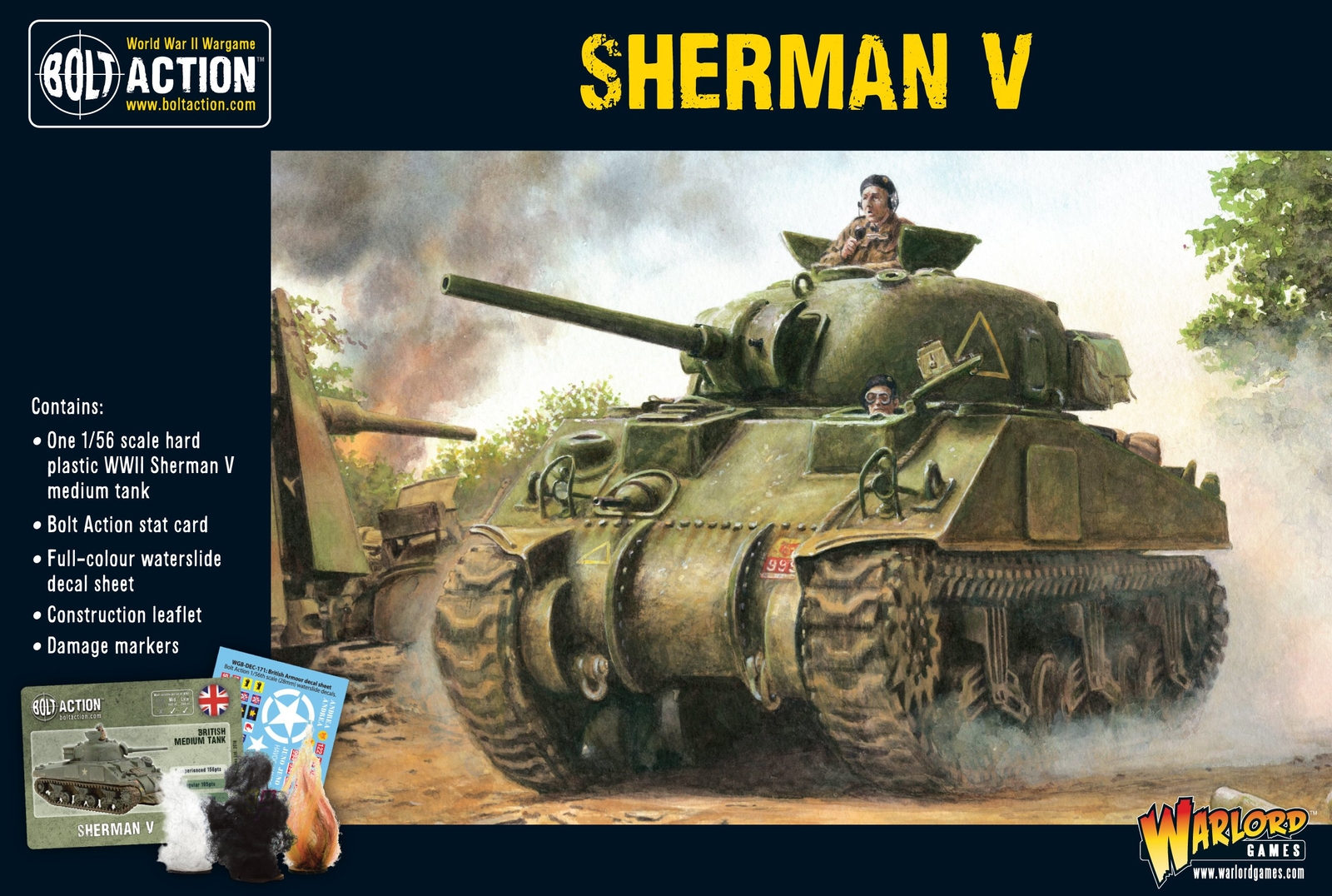 Thumbnail - Sherman V, Großbritannien, Bolt Action Ww2, Warlord Games, Neu/ovp