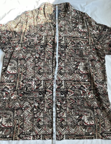 Crazy horse men’s Hawaiian short sleeve shirt 100% rayon XL - Picture 5 of 7