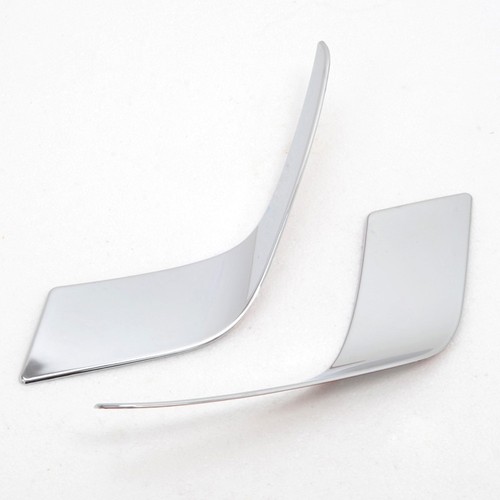For Honda FIT JAZZ 2014-2017 Chrome Front Fog Light Lamp Eyelid Cover Trim Bezel - Picture 3 of 7