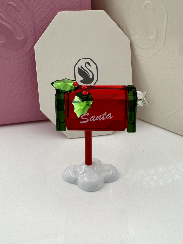 Swarovski Holiday Cheers Santa’s Mailbox MIB #5630338 | eBay