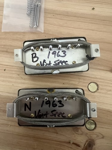 1963 Vintage Spec Gibson "Barney Kessel" Humbuckers PAT Clones Tone Specific - Bild 2 von 2