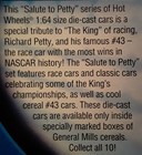 2 HotWheels Classics,1:64 NASCAR Collector Cars, Brand NEW,1 UNOPENED, 1997/2004 — photo 9