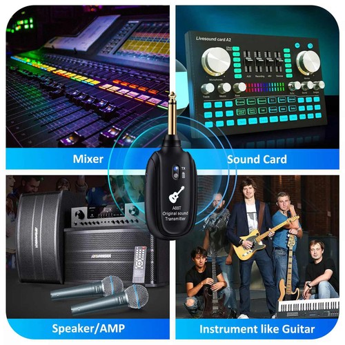 New Rechargeable Wireless 2.4GHz In-Ear Monitor IEM System Transmitter Receiver - Picture 14 of 17