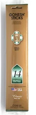 GONESH Incense Sticks #14-- 4 Packs Of 20 Total 80 Ct