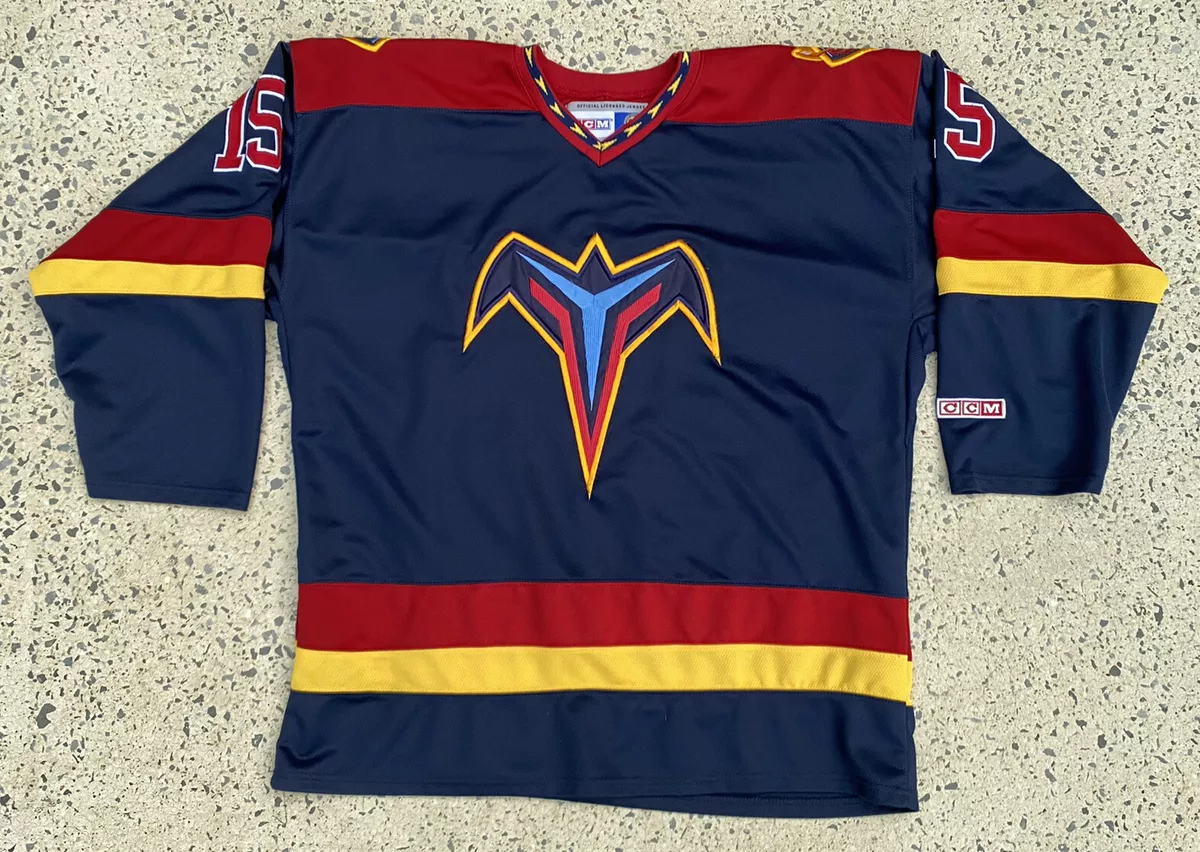 Vintage NHL Pro Player Atlanta Thrashers Hockey Jersey Men's Size XL