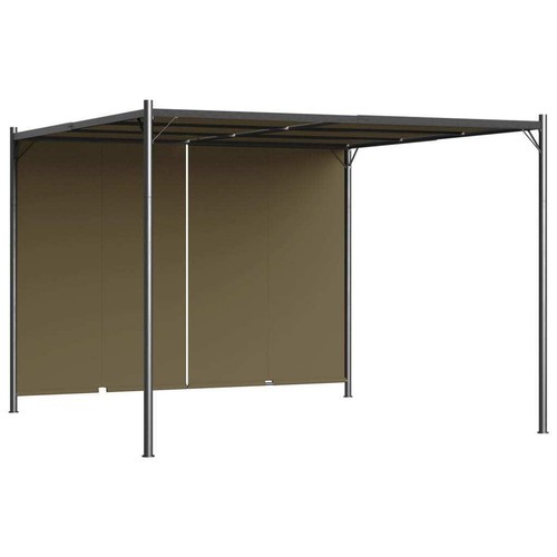 Pavillon Pergola Gartenzelt Terrassendach mit Dach Sonnenschutz 9 Farbe NEU - Bild 4 von 30