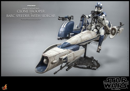 Hot Toys Star Wars Heavy Weapons Clone Trooper & BARC Speeder & Sidecar TMS077 - Imagen 14 de 15