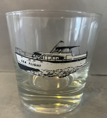 Old Fashioned Rocks Bar Glasses Motor Yacht Boat Barware Set of 5 - Picture 4 of 10