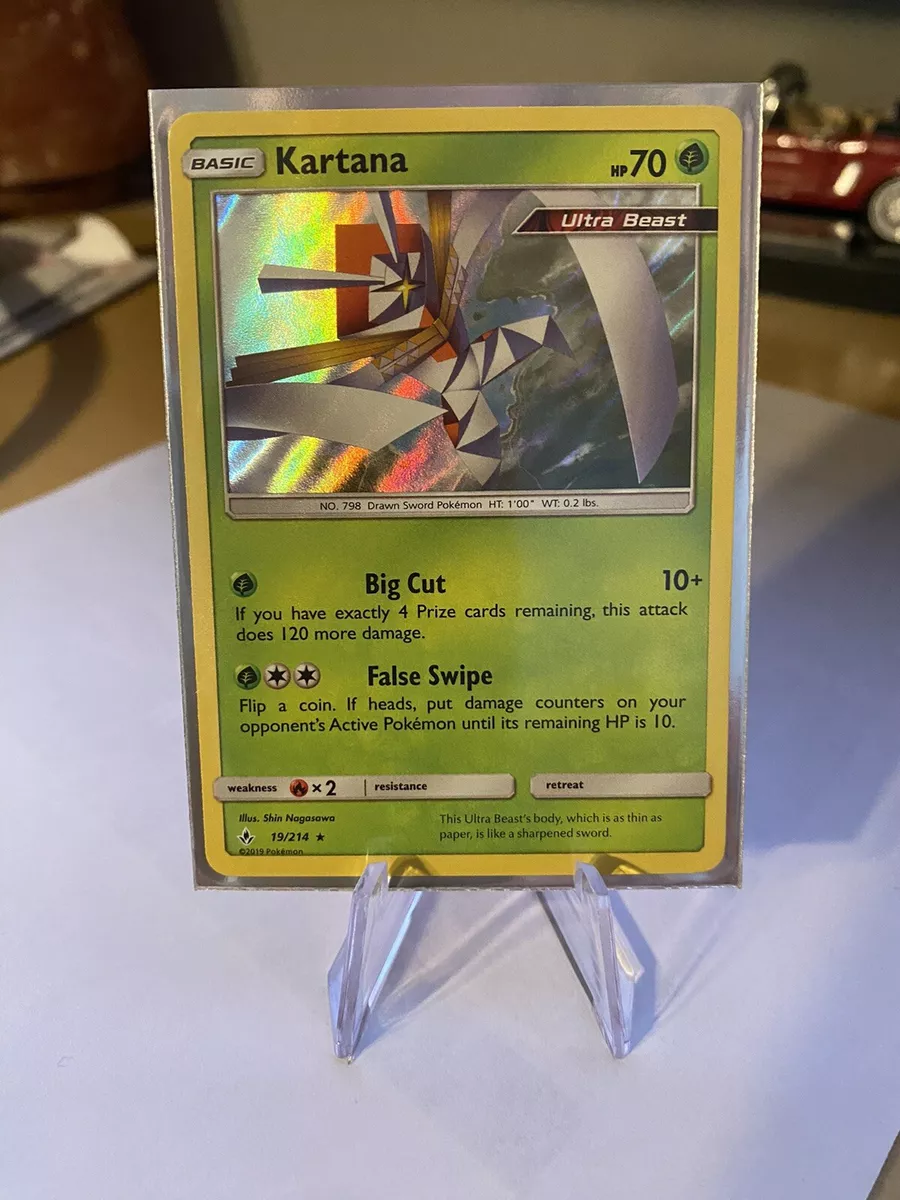 Pokemon TCG KARTANA 19/214 UNBROKEN BONDS ULTRA BEAST HOLO