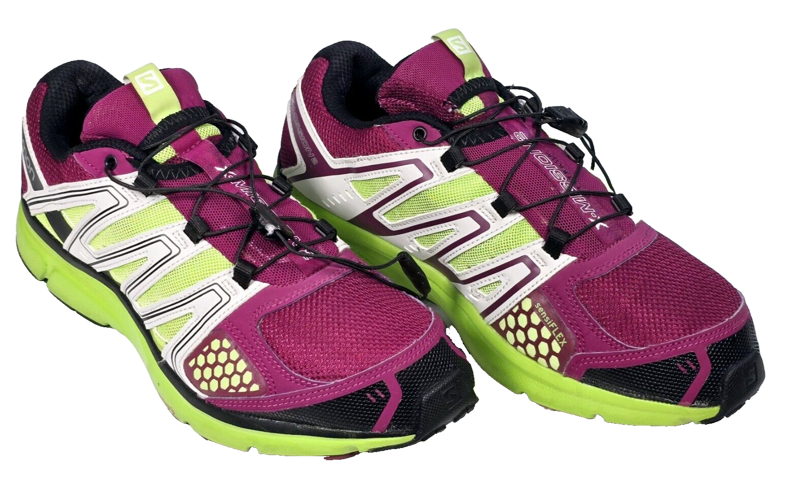 Scarpe da ginnastica Salomon X Mission 2 City Trail verde marrone Quicklace donna 8