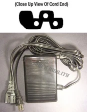 FOOT CONTROL PEDAL W/ Cord Husqvarna Viking 340D 341D 905 910 3400 H|Class 200s