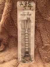 Ryan Rose Cutie Clip 0m Multifunctional Clip Pacifier / Toys etc Gray NIP