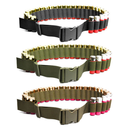 Tactics Shotgun Shell Bandolier Cartridge Belt Strap 29 Rounds Ammo Holder New