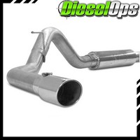 Jamo 4 Dpf-back Stainless Exhaust Band Kit W/tip For Dodge Cummins 6.7l 07-09 Jamo 4 Dpf-back Stainless Exhaust Band Kit W/tip For Dodge Cummins 6.7l 07-09