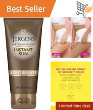 Natural Glow Sunless Tanning Lotion Bronzer Moisturizer Light Bronze 6 Oz