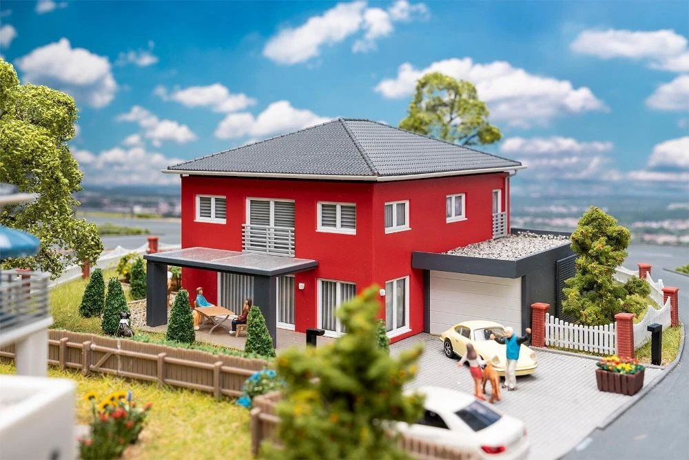 Faller 130743 WeberHaus CityLife rot 1:87 Spur H0 Bausatz NEU OVP