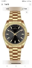 Invicta Model 69006 Men's Specialty Quartz Watch - NIB Gold/Black 40mm