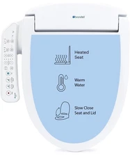 Brondell Swash Electric Bidet Toilet Seat w/ Heated Seat Elongated SE400-EW New