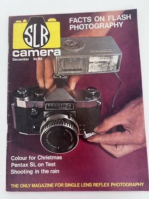 SLR Camera magazine   Dec 1969   Pentax SL test + Flash photography issue
