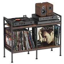 Vinyl Record Storage,Record Player Cabinet,Record Player Stand with Vinyl