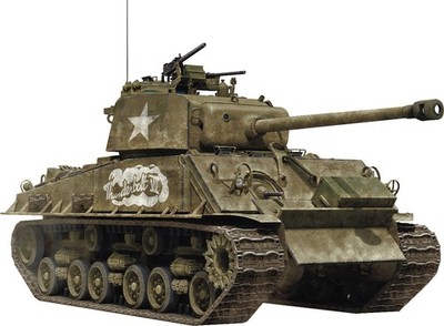 Ryefield Models 1/35 M4A3 76W Hvss Early Type Thunderbolt 7 Plastikmodell Rfm509