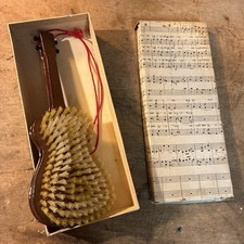 Novelty Hair Brush Vintage Never Used Guitar Hair Brush Boxed