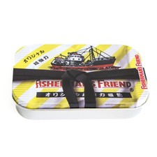 Seltene FISHERMAN&acute;S FRIEND Blechdose 25 g gelb, Japan, neuwertig