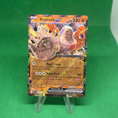 #ad Pokemon 107 217 Regirock ex Ascended Heroes $1.95