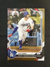Kyle Tucker - 2026 MLB Topps NOW - Card 133 1st Dodgers Walk-Off Gold Foil 49/50