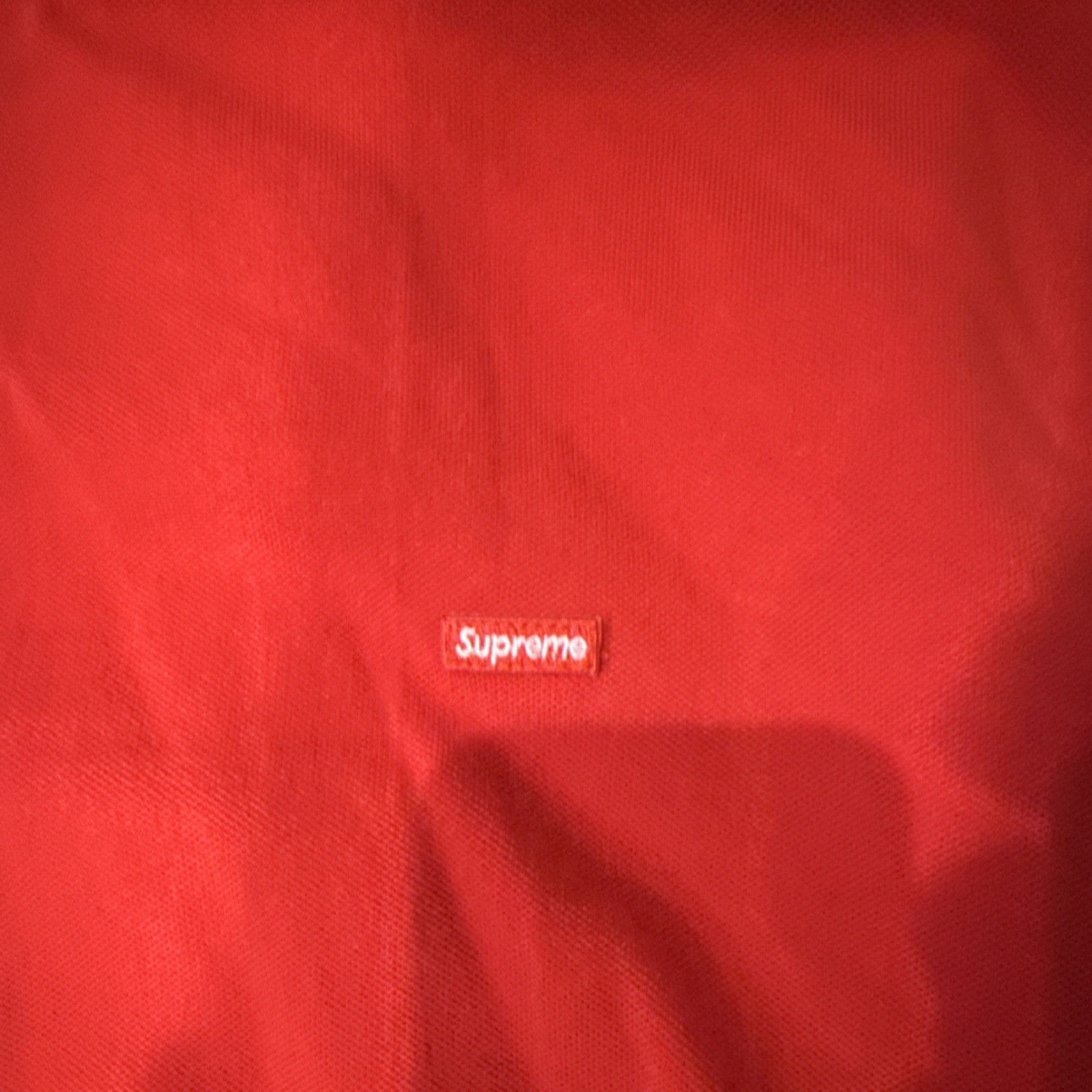 Supreme Red Cotton Crew Neck Pullover Sweater XL … - image 2