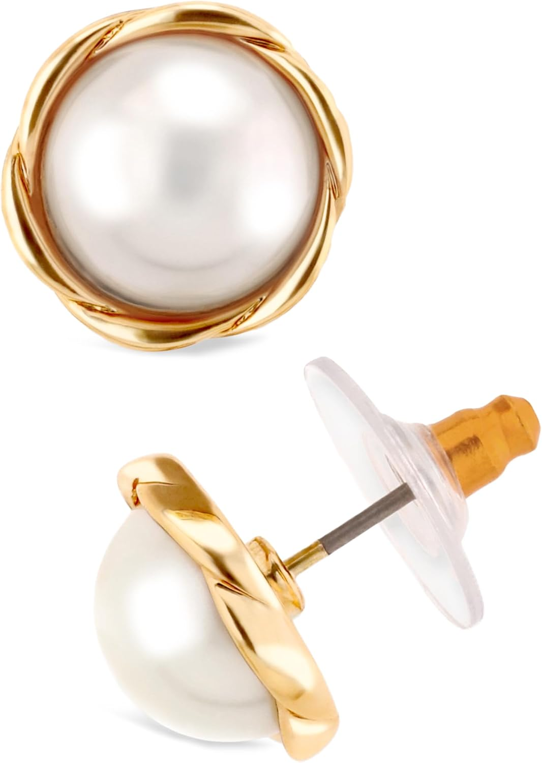 Small Twisted Stud Earrings