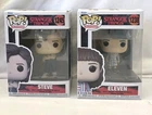 Funko POP! Set of 2 Eleven #1238 and Steve #1245 Netflix Stranger Things