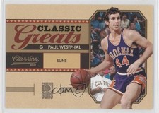 2010-11 Panini Classics Classic Greats Gold 80/100 Paul Westphal #13 HOF 0l2