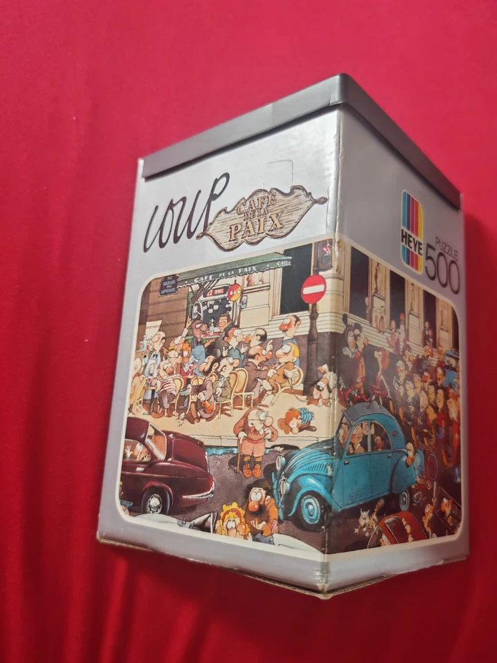 Heye Puzzle Loup "Café de la Paix", 8352, 500 Pieces, Complete + Poster, Rare - Image 2 of 4