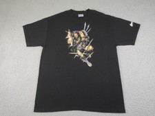 Vintage Wolverine Shirt Mens Large 2002 Black Marvel Comics X Men Movie Y2K Rare