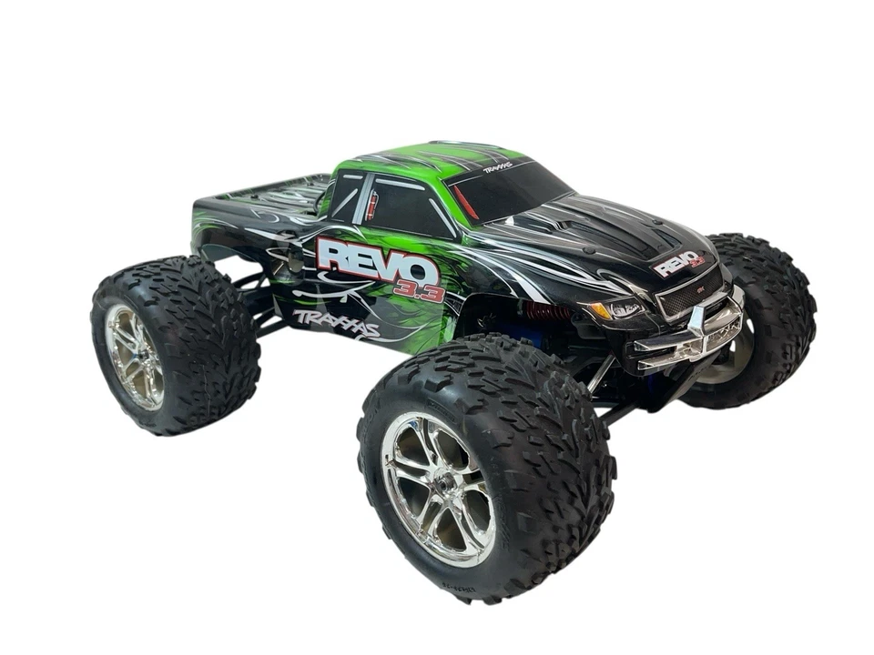 Camión de radiocontrol Traxxas Revo 3.3 chasis deslizante 1/10 Nitro *muy poco uso como nuevo* Foto 4 de 4